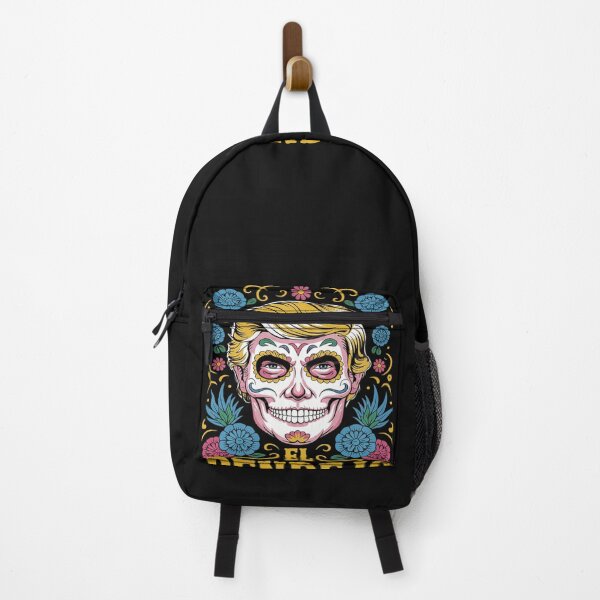Item preview, El Pendejo Dia De Los Muertos Su.gar Skull Trump designed and sold by ConceptualVibes.