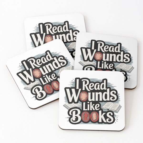 Item preview, I Read Wounds Like Books - Forensic Nurse RN designed and sold by CuteDesignables.