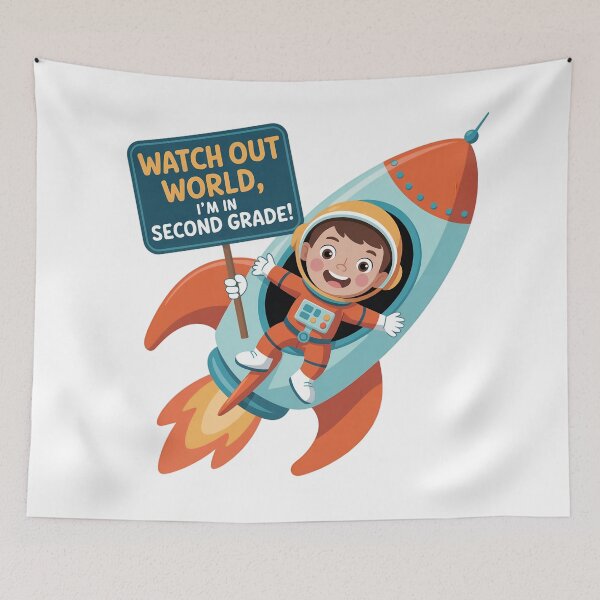 Item preview, watch out world, I'm in second grade designed and sold by GogoGrove.