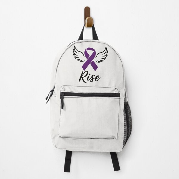 Item preview, Rise – Purple Ribbon Awareness Wings Design for Healing & Empowerment designed and sold by Quiet Power Co..