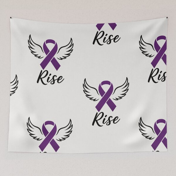 Item preview, Rise – Diseño de Alas de Conciencia con Cinta Morada para Sanación y Empoderamiento designed and sold by Quiet Power Co..