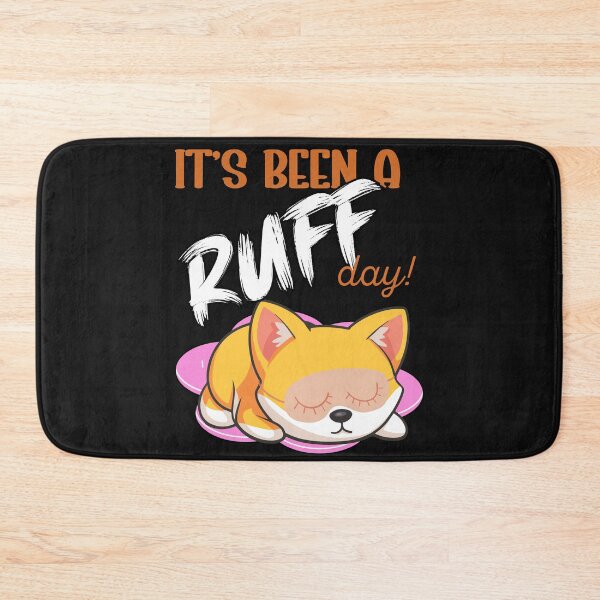 Item preview, “It’s Been a Ruff Day” – Dog with Sleep Mask designed and sold by BerryMint.