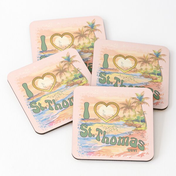 Item preview, I Heart St. Thomas designed and sold by SuzyCruzyDesigns.