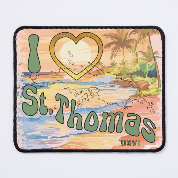 Item preview, I Heart St. Thomas designed and sold by SuzyCruzyDesigns.