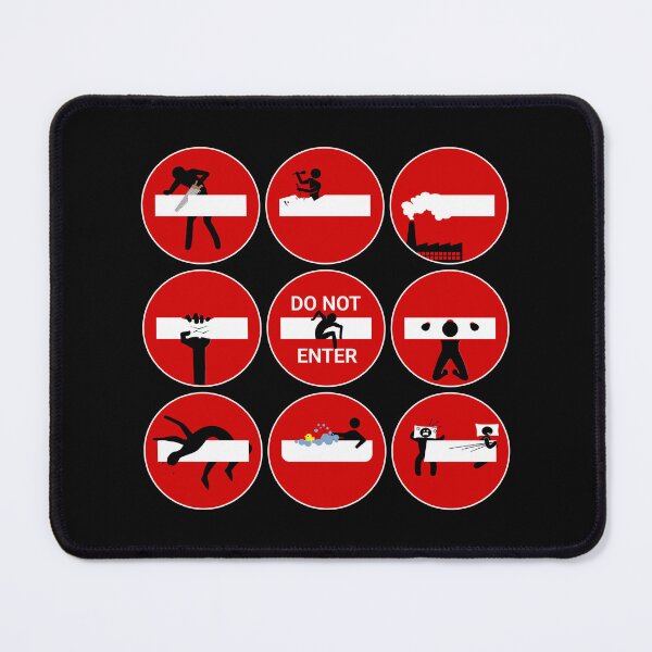 Item preview, Streetart No Entry Sign designed and sold by PuzzlingStuff.