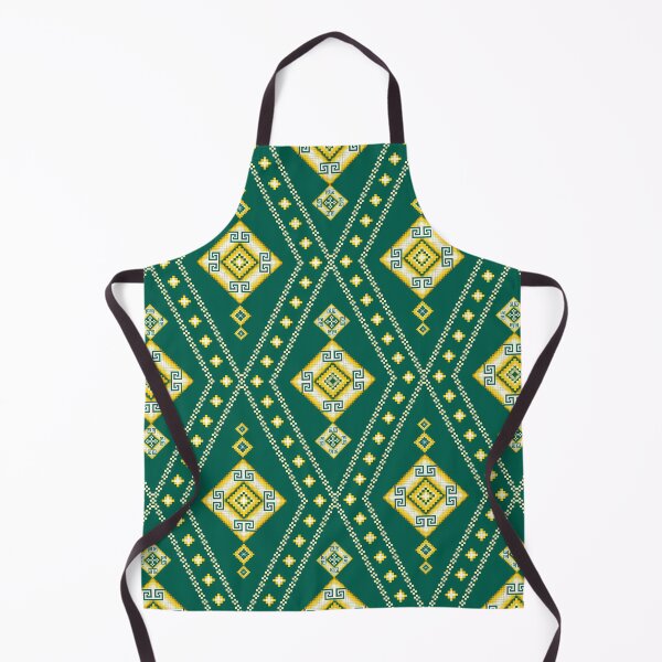 Item preview, Jade & Goldenrod Greek Key Ethnic Seamless Pattern designed and sold by Khwanchai.