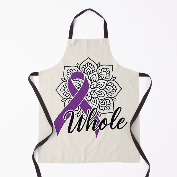 Item preview, Whole – Purple Awareness Ribbon Mandala Design for Healing & Empowerment designed and sold by Quiet Power Co..
