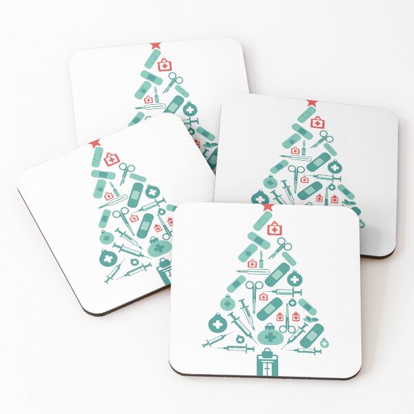 Item preview, Christmas Tree Nurse - Medical Holiday Healthcare designed and sold by FlashCraft Design.