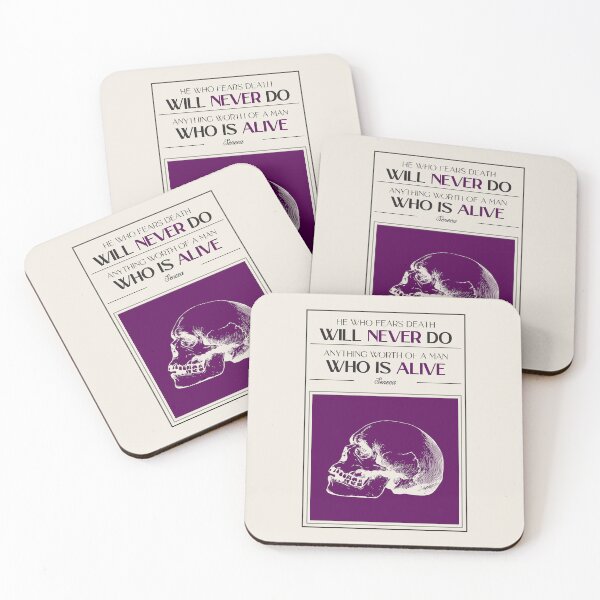 Item preview, Stoic Wisdom: Seneca Quote on Life and Death designed and sold by MehMerchTees.