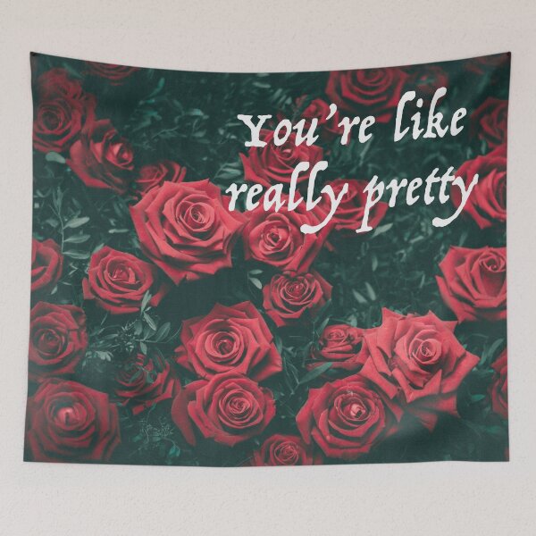 Item preview, You’re Like Really Pretty Red Roses Mean Girls Backdrop designed and sold by OneWorldLove.