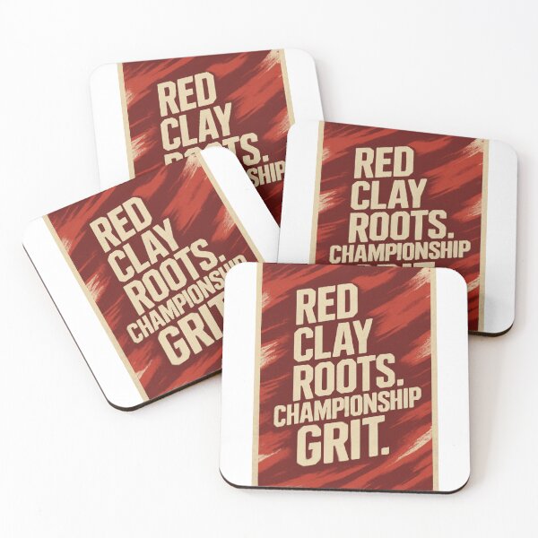 Item preview, College Poster: Red Clay Roots, Championship Grit designed and sold by VarsityVibes.