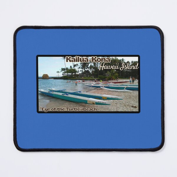 Item preview, Kailua Kona, Big Island Hawaii Canoe Beach Eye of the Turtle designed and sold by Kona Linda.