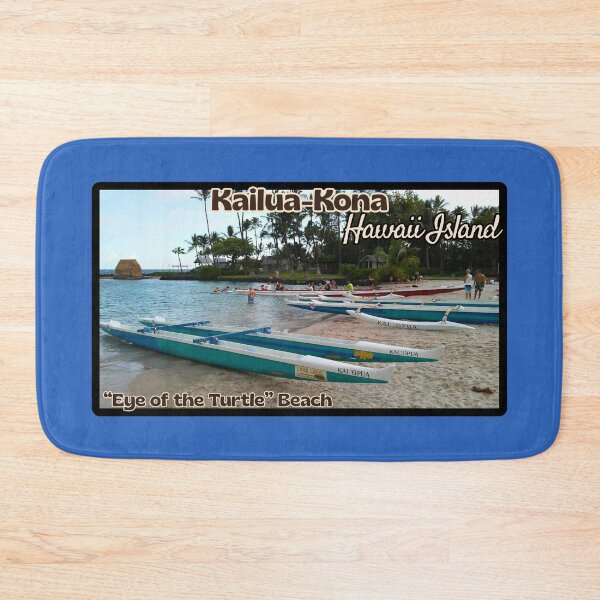 Item preview, Kailua Kona, Big Island Hawaii Canoe Beach Eye of the Turtle designed and sold by Kona Linda.