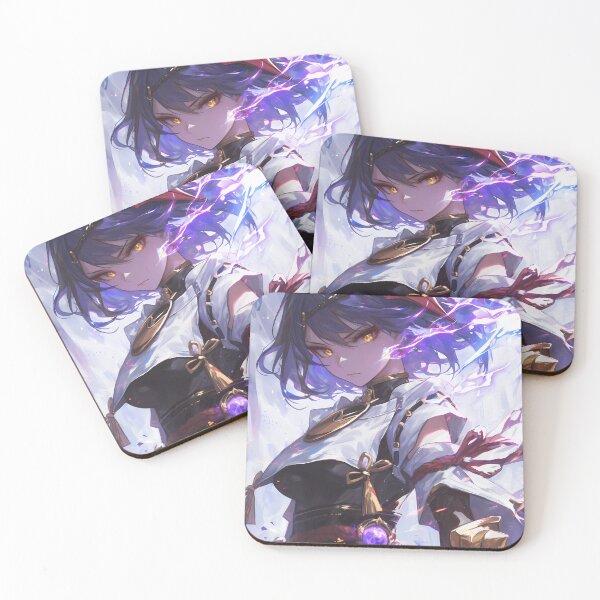 Item preview, Kujou Sara Genshin Impact Game Beach Summer Smile designed and sold by juniorcastros.