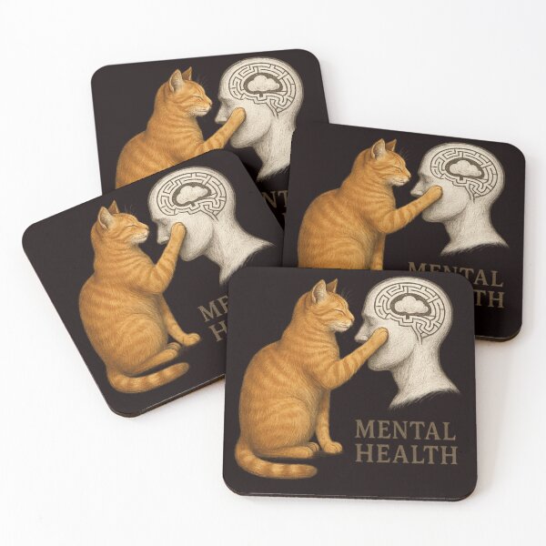 Item preview, Labyrinth of Calm: The Healing Touch of a Cat designed and sold by Tadeusz1.
