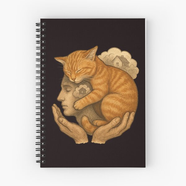 Item preview, Safe Inside: The Shelter of a Cat’s Love designed and sold by Tadeusz1.