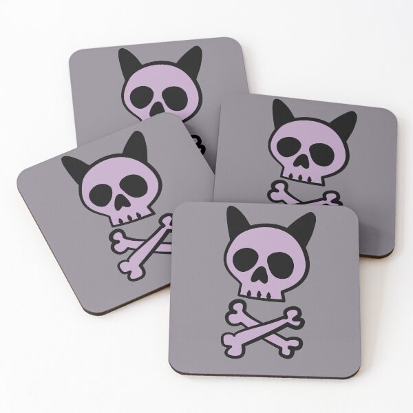 Item preview, Pastel Purple Cute Skull and Crossbones designed and sold by nuutree.