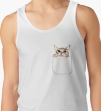 Pocket cat Tank Top