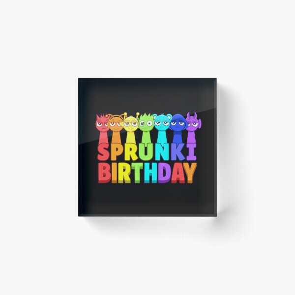 Item preview, Sprunkies Kids Birthday designed and sold by Gamify Store.