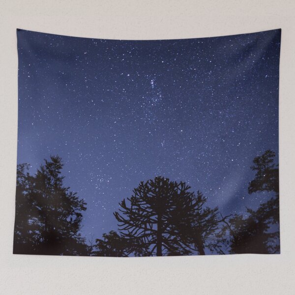 Item preview, Starry Night Sky in the Forest Nature Landscape designed and sold by OneWorldLove.