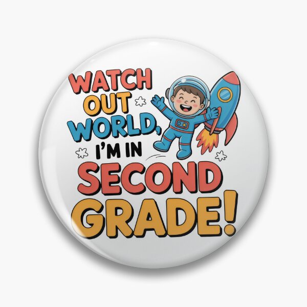 Item preview, watch out world, I'm in second grade designed and sold by GogoGrove.