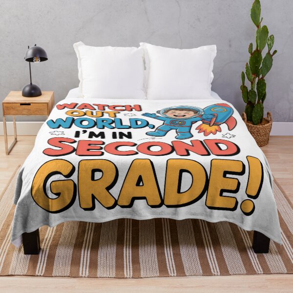 Item preview, watch out world, I'm in second grade designed and sold by GogoGrove.