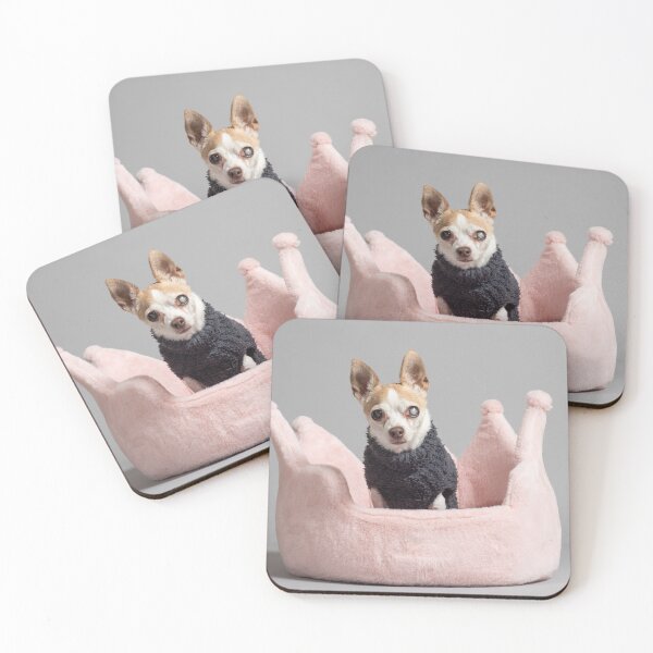 Item preview, Chihuahua in crown bed designed and sold by Kristin Yata.