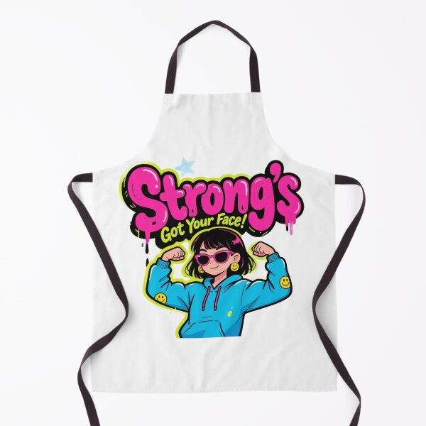 Item preview, Strong’s Got Your Face – Bold Graffiti Girl Power designed and sold by auraRM studio.