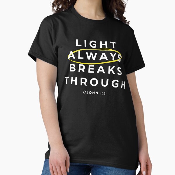Item preview, Circled White - Light Always Breaks Through designed and sold by Cornerstone Creative.