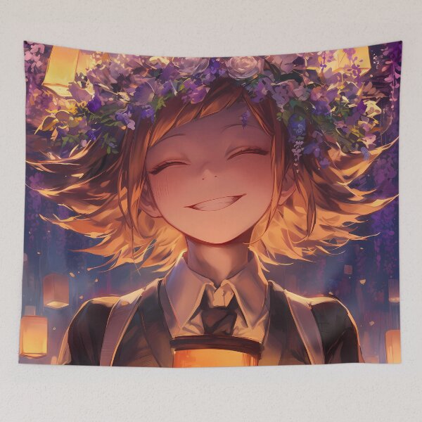 Item preview, Chihiro Fujisaki Danganronpa Anime Wisteria Lantern Festival Glow Night designed and sold by juniorcastros.