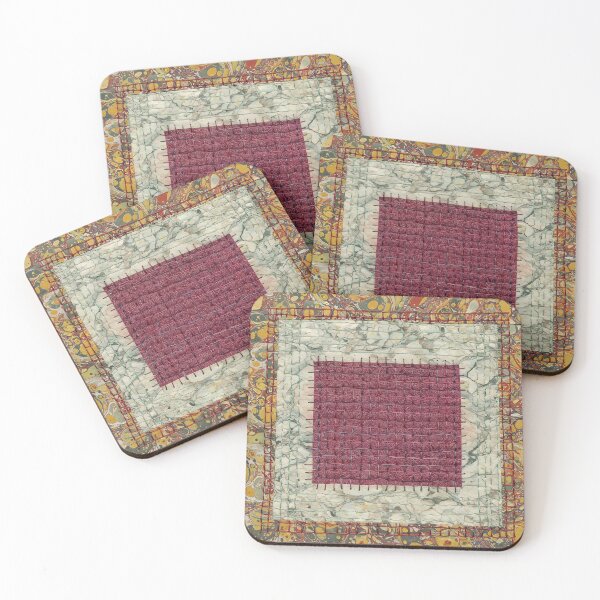 Item preview, Marbled Paper Stitch Patch designed and sold by bwb234.