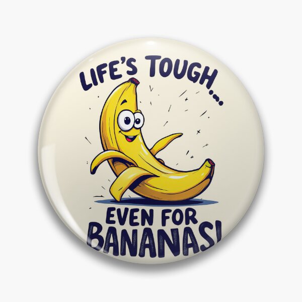 Item preview, There is a banana that is smiling and has a caption for it designed and sold by cafegrafis.