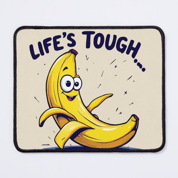 Item preview, There is a banana that is smiling and has a caption for it designed and sold by cafegrafis.