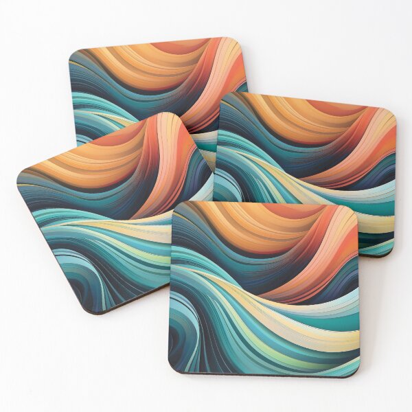 Item preview, Abstract Flow State Waves | Dynamic Colorful Swirls | Modern Artistic Motion designed and sold by KAYJAY DESIGNS.