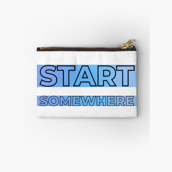 Item preview, Start Somewhere – Inspirational Quote in Lavender and Grape Tones designed and sold by thoratsdesign.