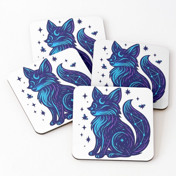 Item preview, Moonlight Fox Watcher designed and sold by ArtlyNest77.