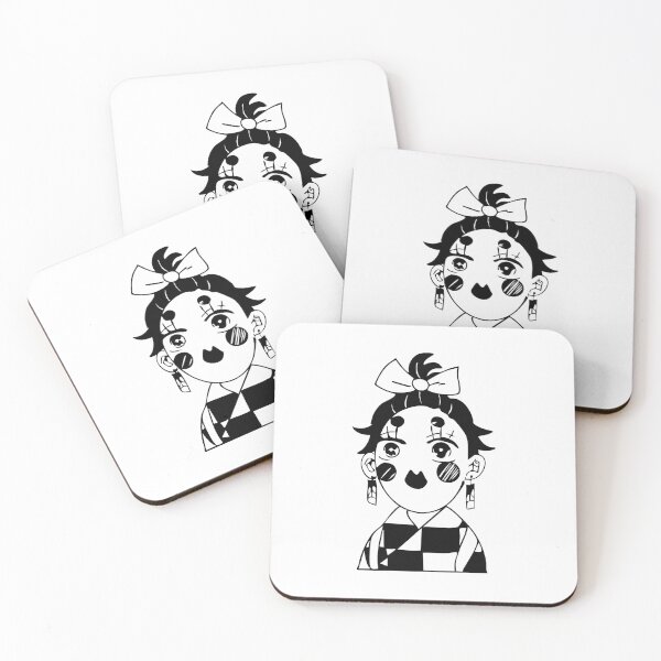 Item preview, Determined Beauty – Anime Ink Art designed and sold by InkStation24.