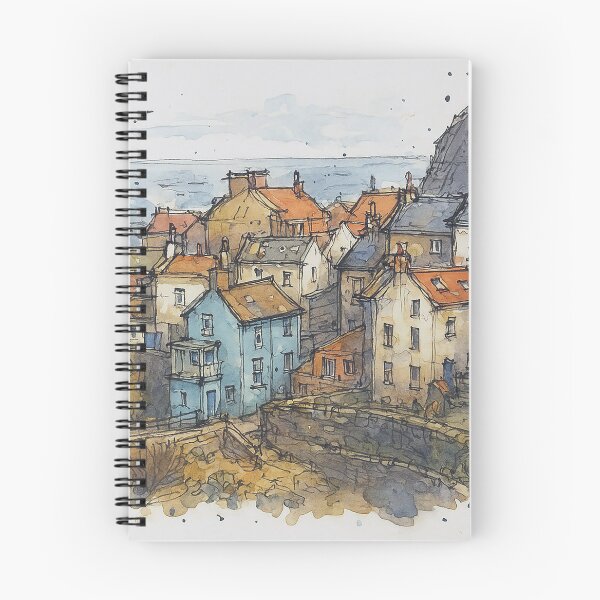 Item preview, Whispers of the Coastal Rooftops designed and sold by Proyava.Art.
