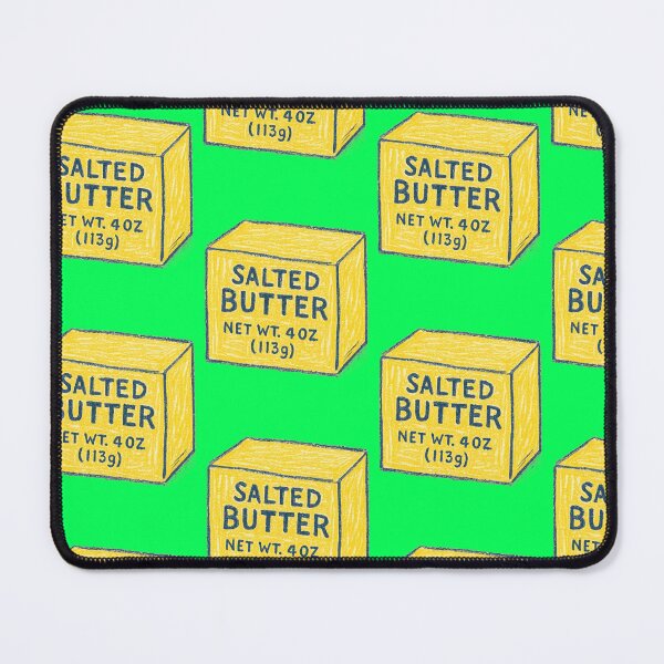 Item preview, Salted Butter Illustration Print – Fun Foodie Kitchen Art designed and sold by weirdfishes123.