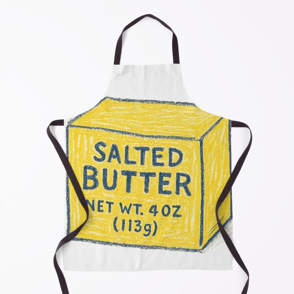 Item preview, Salted Butter Illustration Print – Fun Foodie Kitchen Art designed and sold by weirdfishes123.