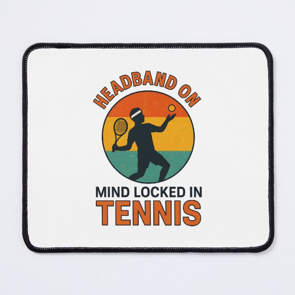 Item preview, Headband On - Mind Locked In - Tennis designed and sold by inkNext.