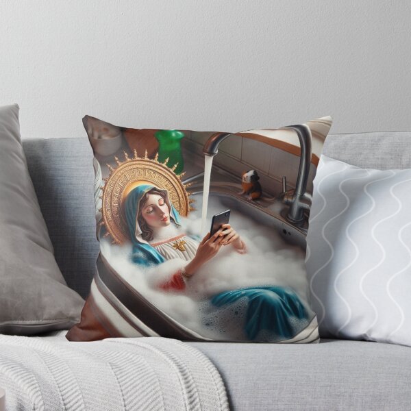 Item preview, "Holy Suds – Virgin on the Edge of Cleanliness" designed and sold by Print Fiction.