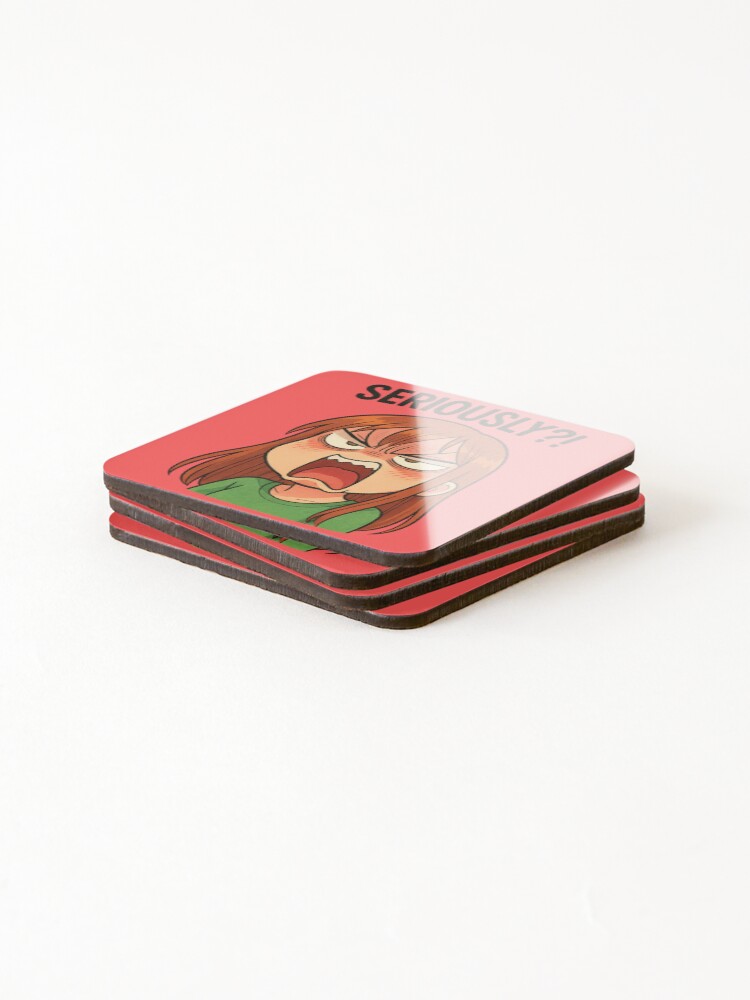 Thumbnail 4 of 5, Coasters (Set of 4), Manga Rage designed and sold by RJF-ANTG.
