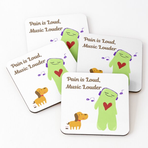 Item preview, Pain is Loud, Music Louder | Stoic Mindset designed and sold by LexaArtworks.