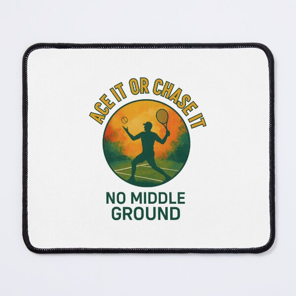 Item preview, Ace It or Chase It - No Middle Ground - Tennis designed and sold by inkNext.