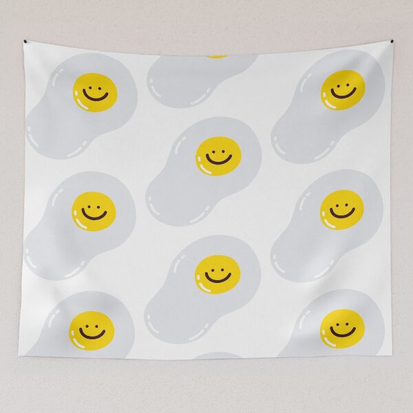 Item preview, Smiley Fried Egg – Cute Minimal Feel Good Art designed and sold by redjeed.
