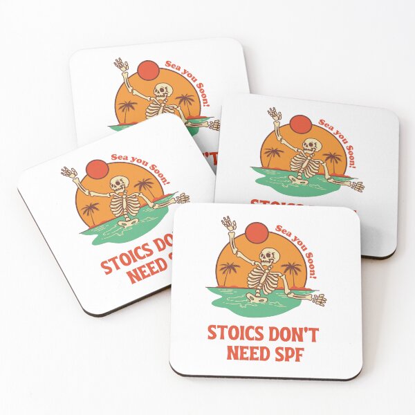 Item preview, Stoics don't need SPF | Stoicism Philosophy, Stoic Mindset designed and sold by LexaArtworks.