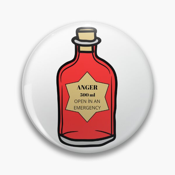Item preview, Anger Potion – Emergency Use Only | Funny Emotion Bottle Design designed and sold by Teenomix.