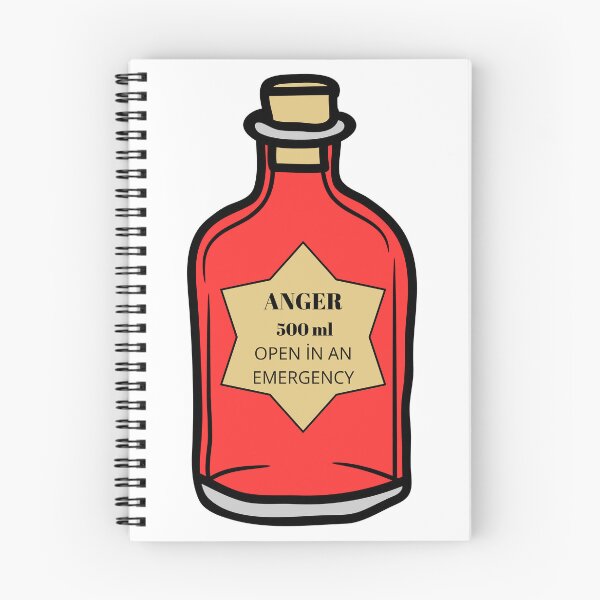Item preview, Anger Potion – Emergency Use Only | Funny Emotion Bottle Design designed and sold by Teenomix.