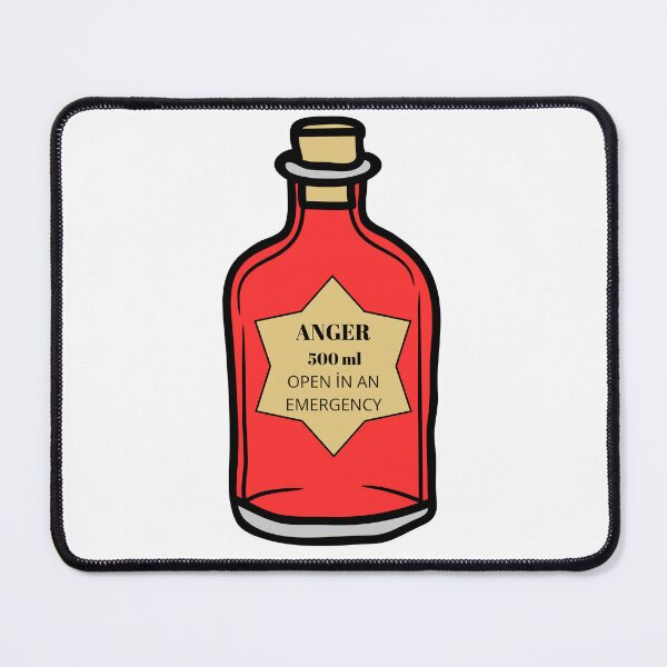 Item preview, Anger Potion – Emergency Use Only | Funny Emotion Bottle Design designed and sold by Teenomix.